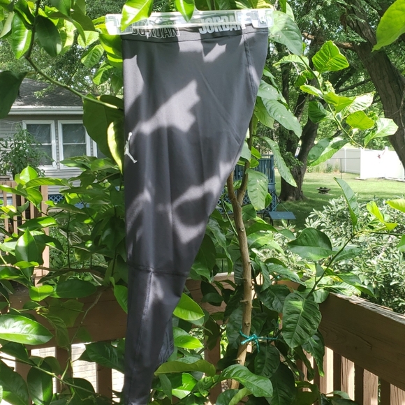 Nike Jordan 23 Alpha Dry  L Black Training Tights New - Picture 11 of 13